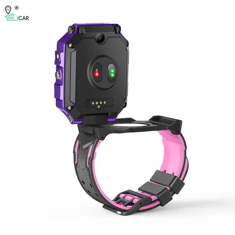 4G Smart GPS Positioning Video Call 360° Rotation Kids Phone Watch With Body Temperature