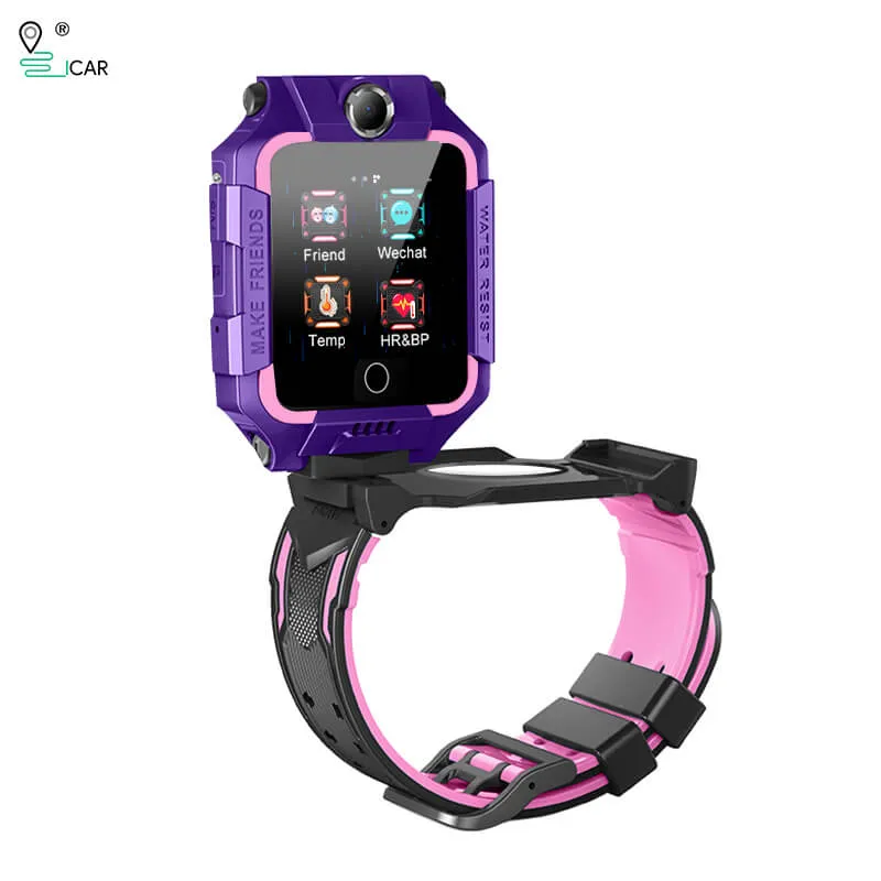 4G Smart GPS Positioning Video Call 360° Rotation Kids Phone Watch With Body Temperature