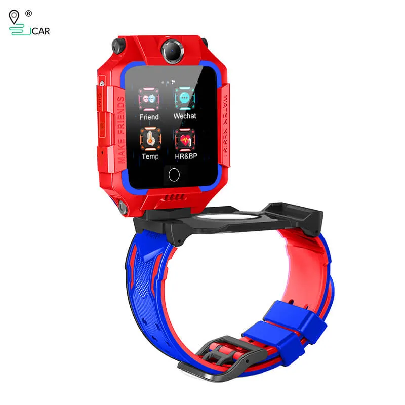 4G Smart GPS Positioning Video Call 360° Rotation Kids Phone Watch With Body Temperature