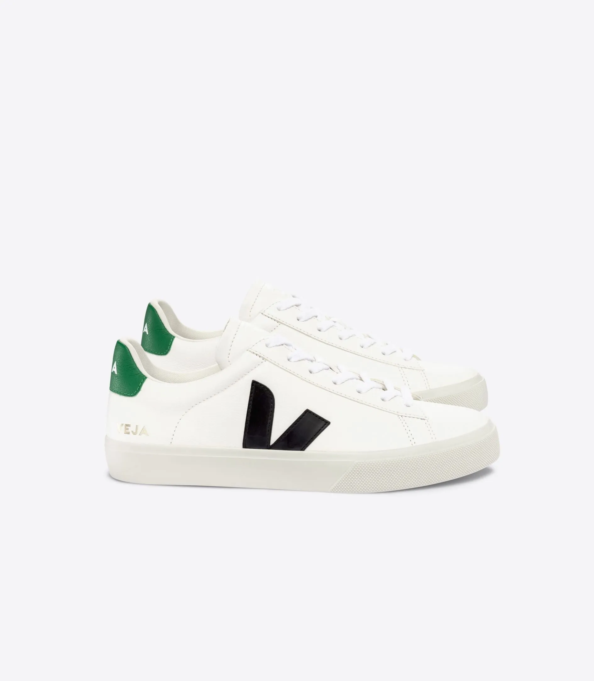 Campo Chromefree Leather White Black Emeraude