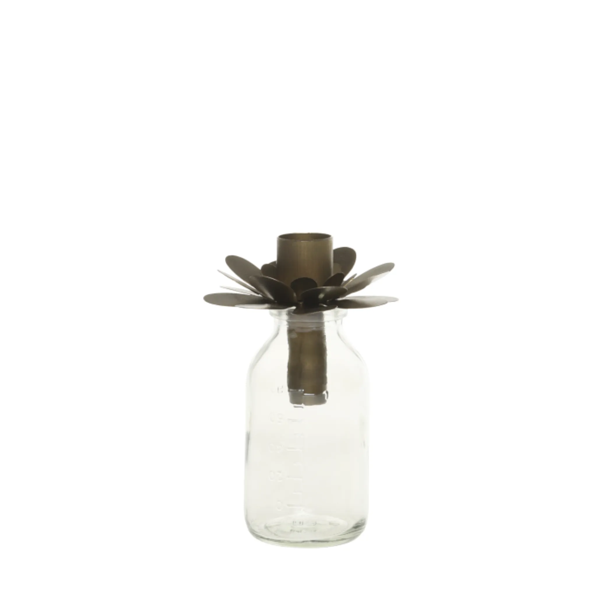 Chic antique Flaske med lysholder - Flere størrelser