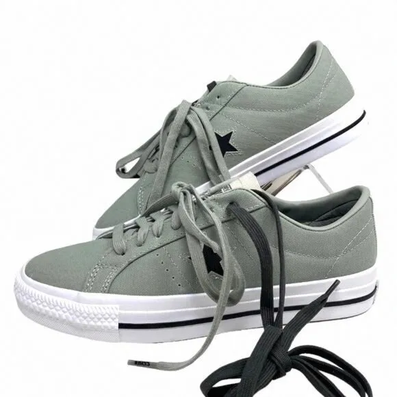 Converse CONS One Star Pro OX Low Top Canvas Gray 172634C Sneakers Size Women's