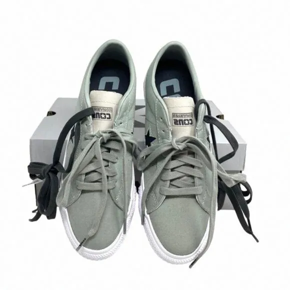 Converse CONS One Star Pro OX Low Top Canvas Gray 172634C Sneakers Size Women's