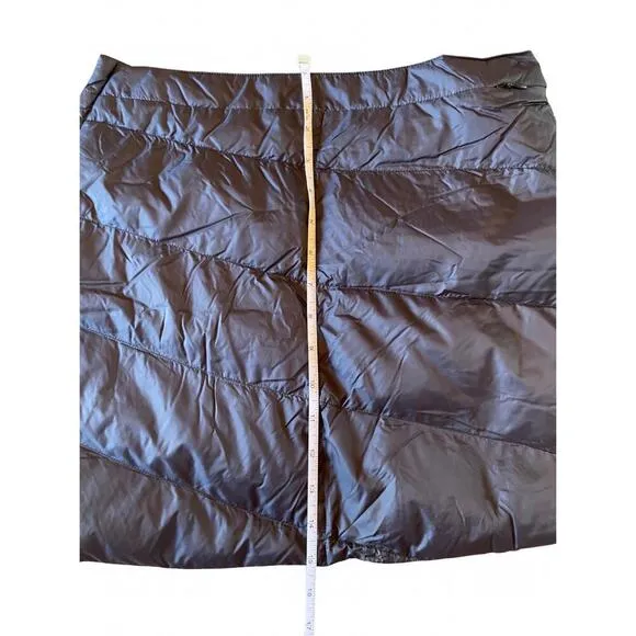Cordillera Black Down Filled Packable Snow Flurry Mini Skirt Size Small 0610O