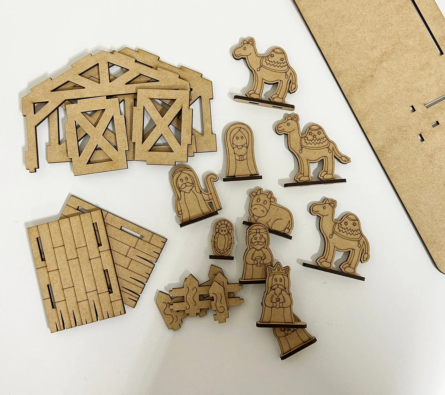DIY Christmas Craft Kit - 3D Nativity Scene