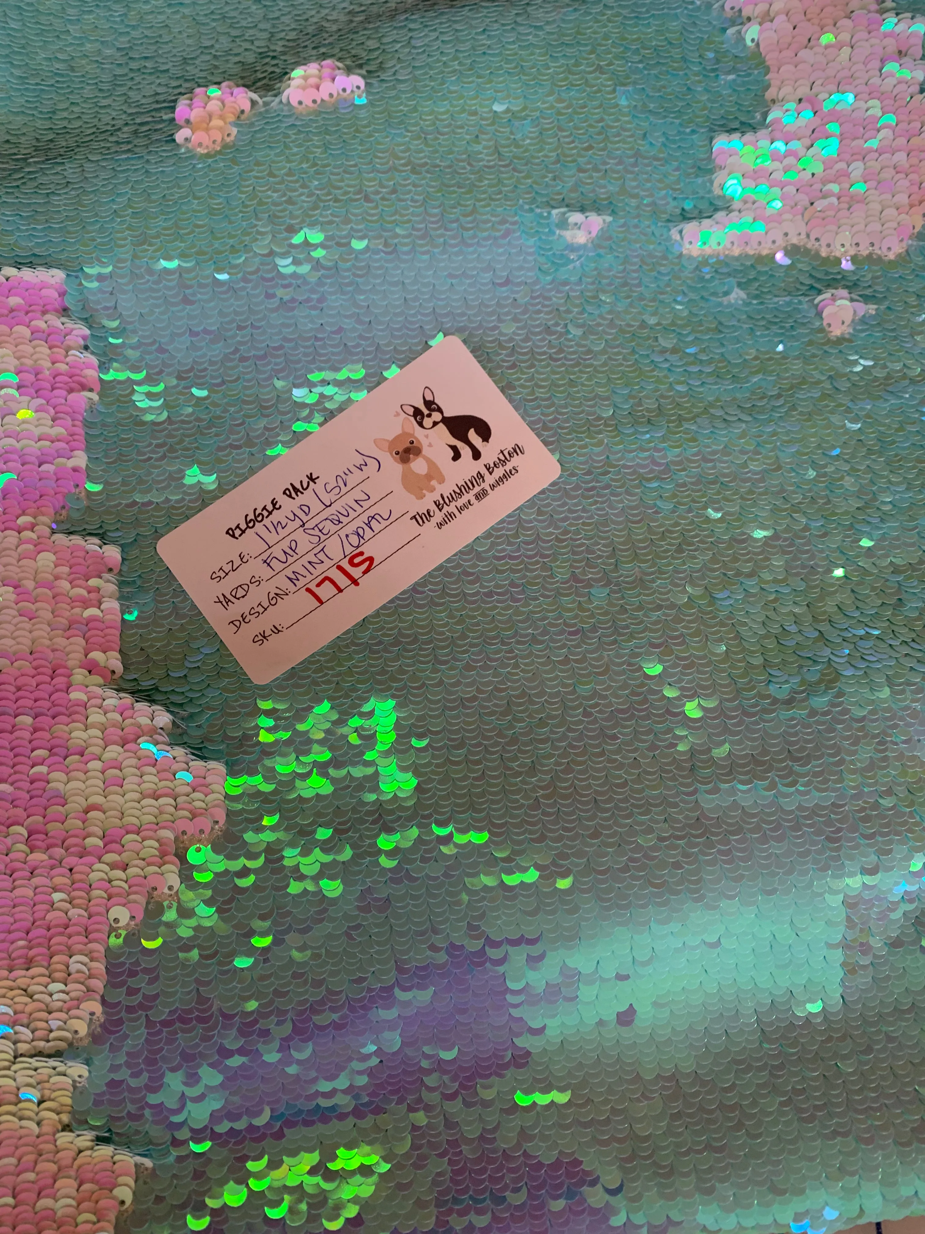 FLIP SEQUIN - MINT/OPAL