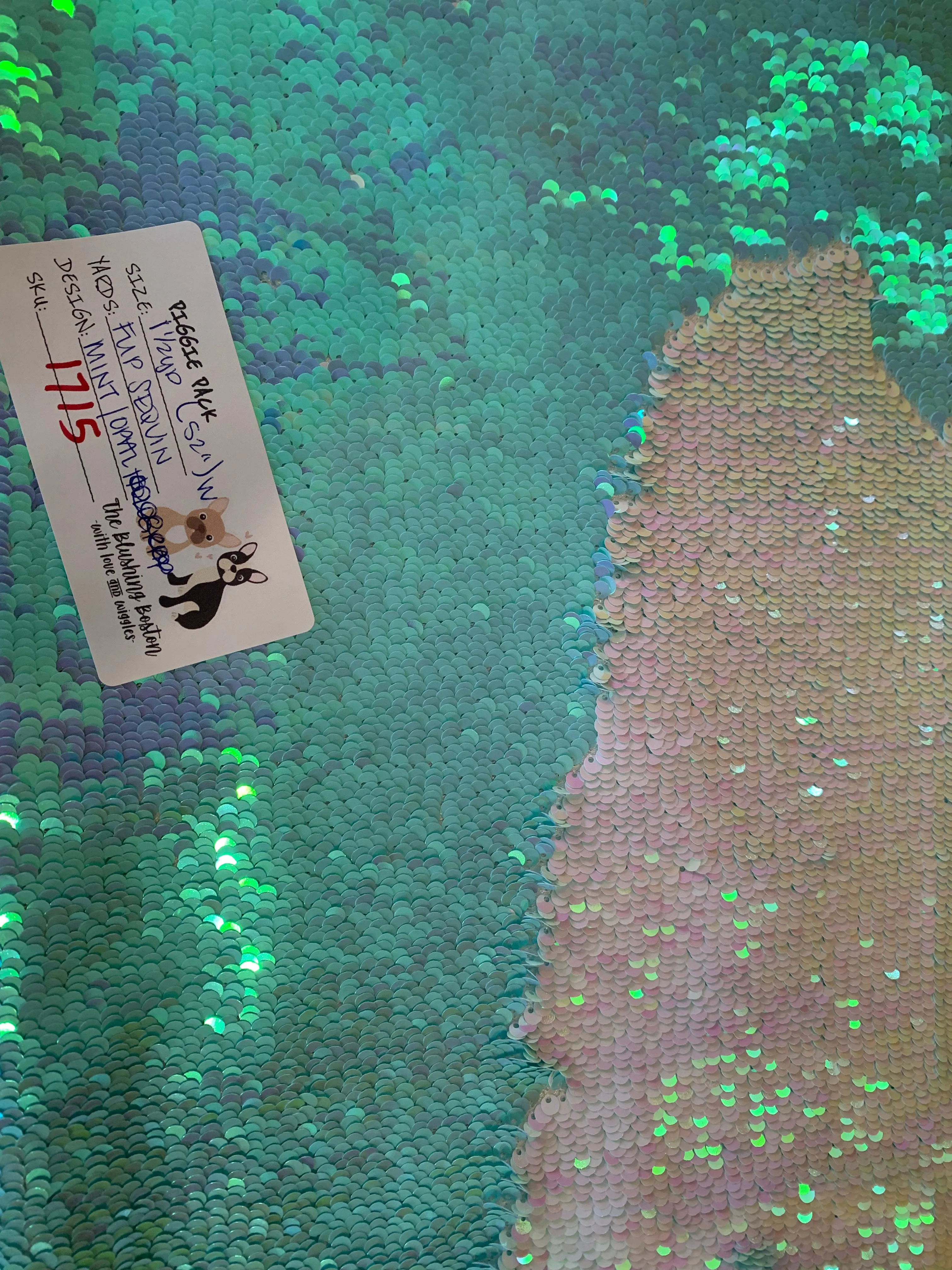 FLIP SEQUIN - MINT/OPAL