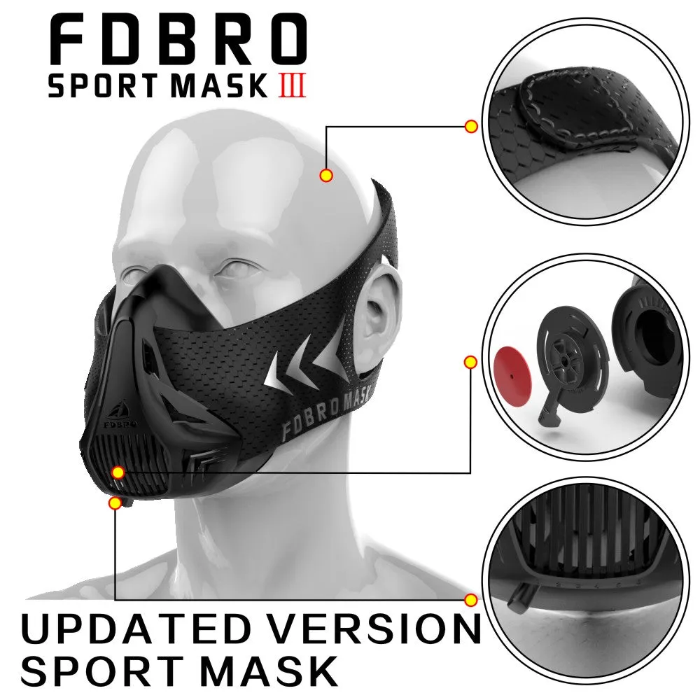 High Altitude Elevation Simulation Workout Mask