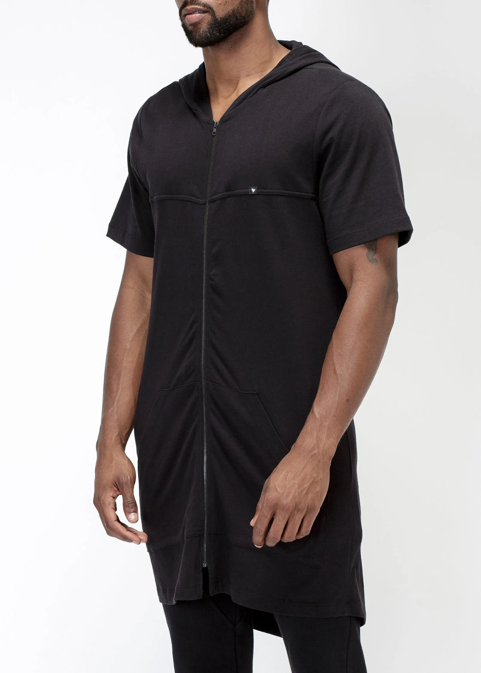 Konus Men's Fish Tail Hoodie In Black
