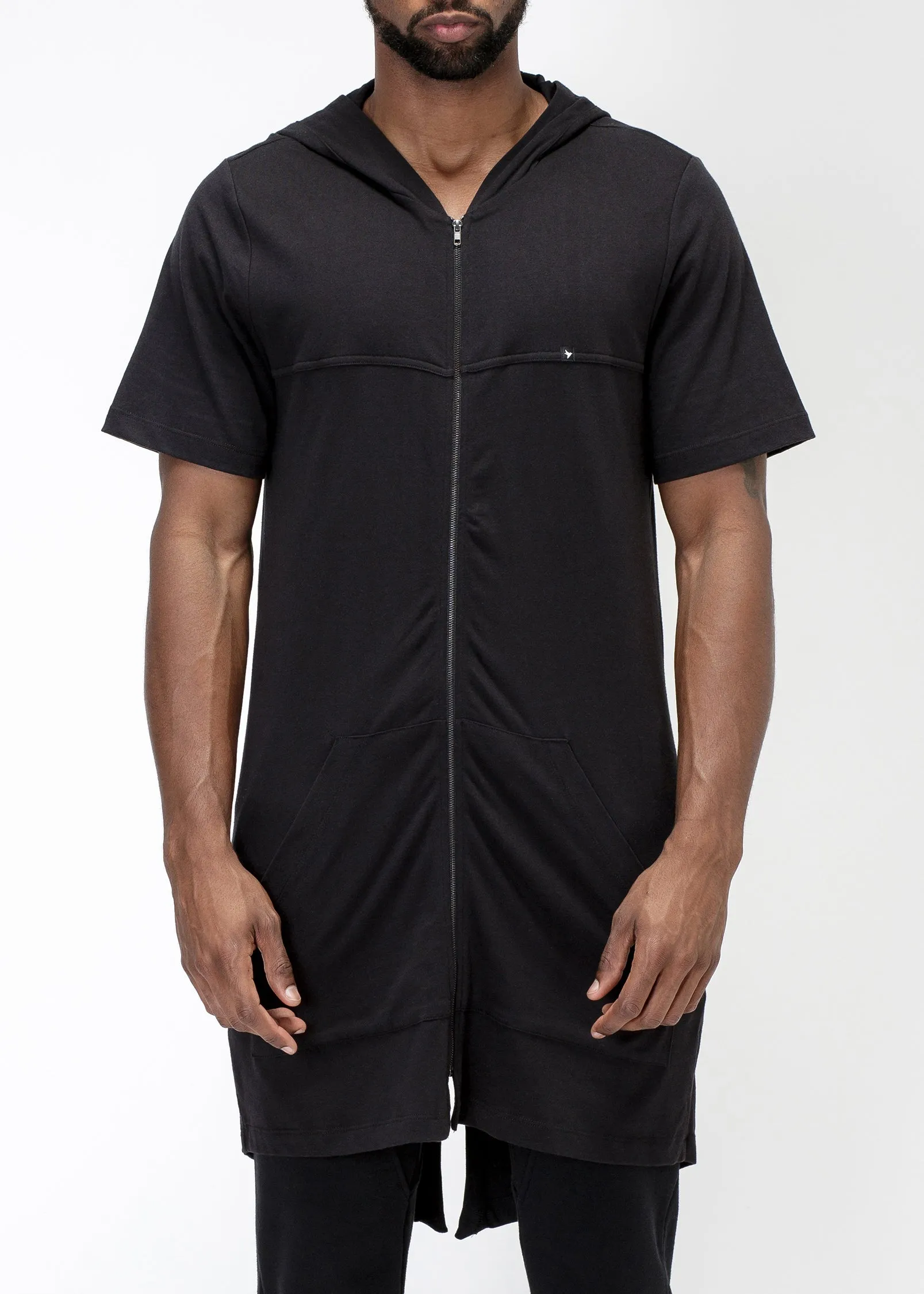 Konus Men's Fish Tail Hoodie In Black
