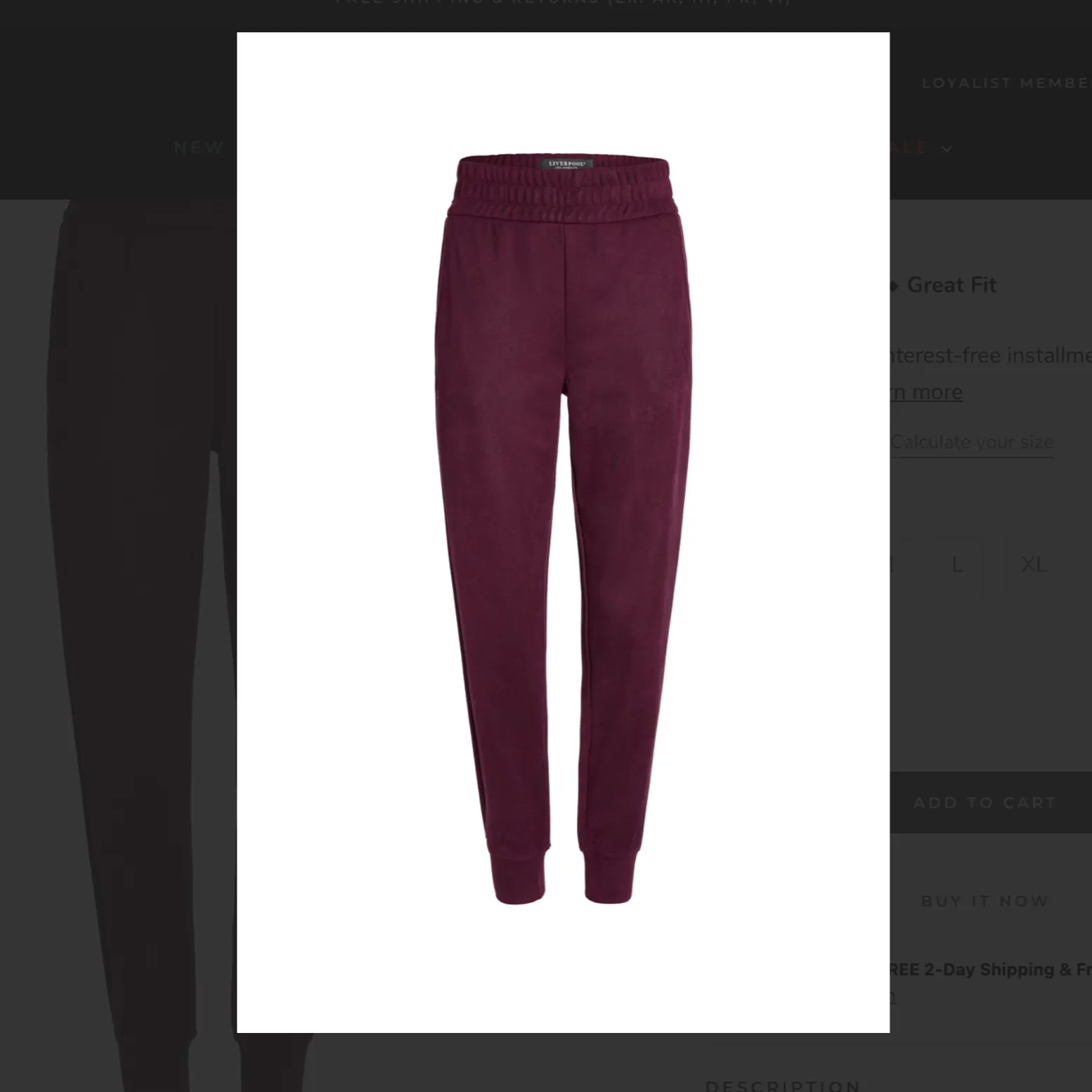 Liverpool Jogger