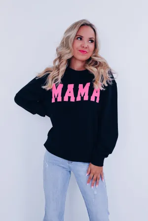 MAMA Graphic Sweatshirt - Black