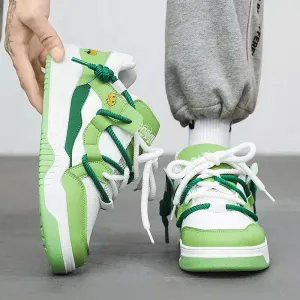 Men's green sneakers