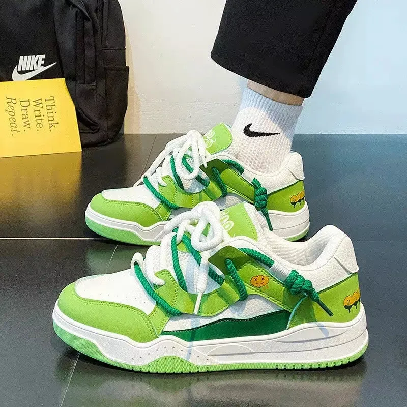 Men's green sneakers