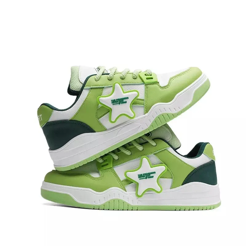 Men's green sneakers
