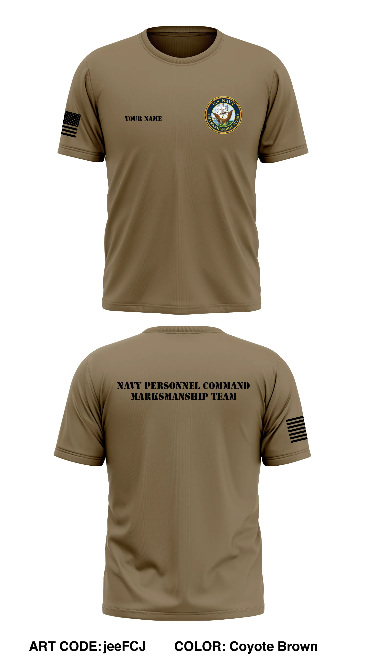 Navy Personnel Command Store 1 Core Men's SS Performance Tee - jeeFCJ