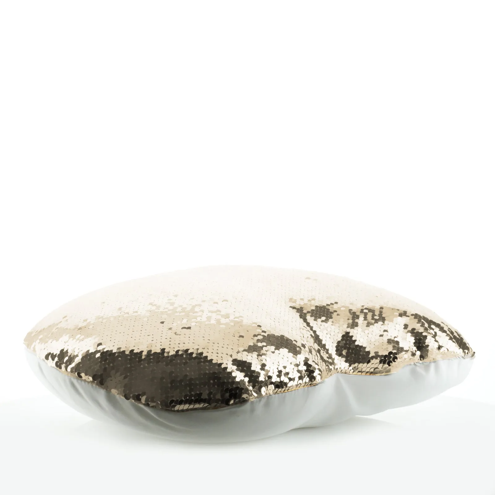 Personalised Sequin Heart Cushion with Red Fox with Hearts Dandelion Butterflies and Cute Text