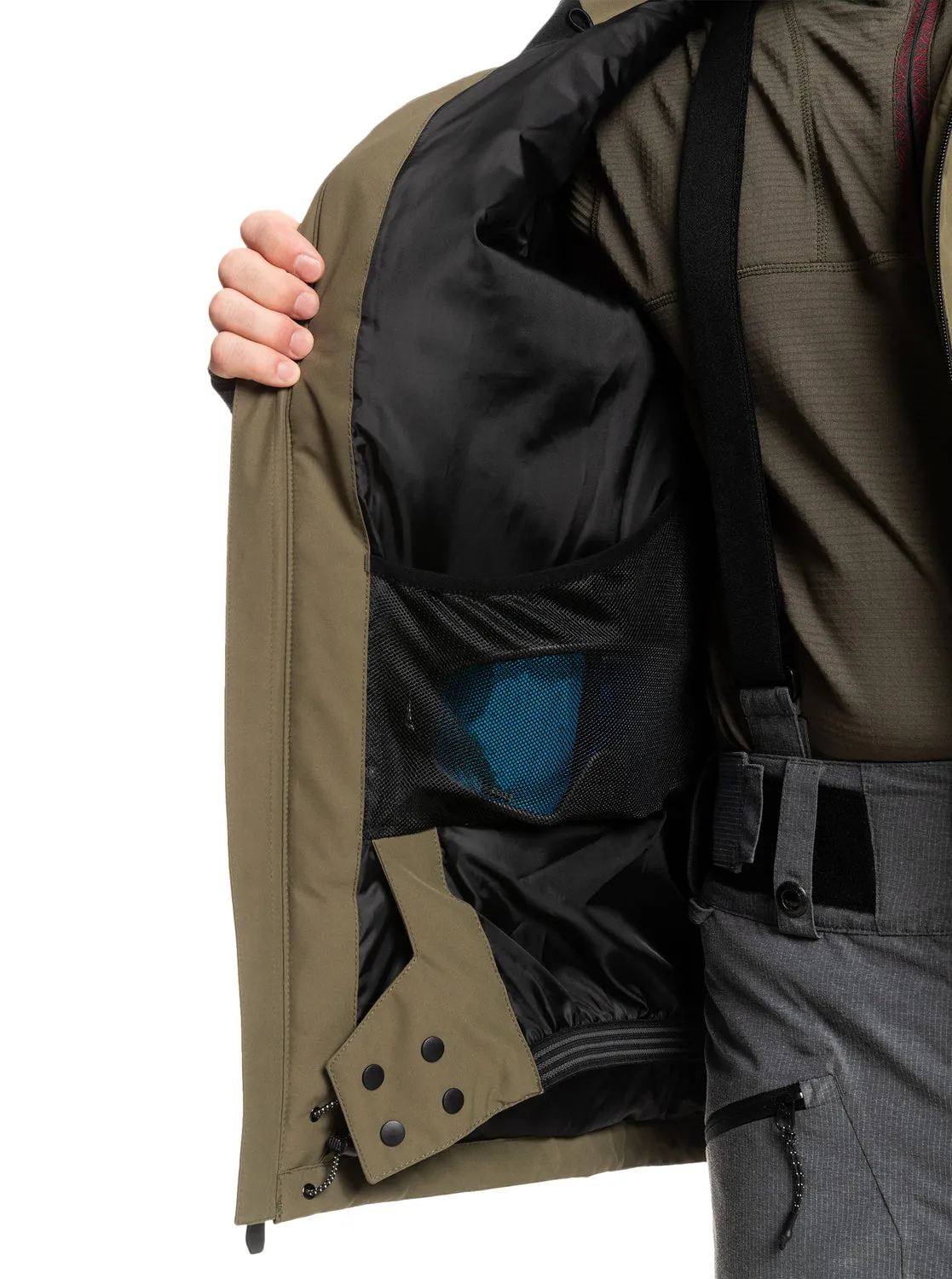 Quiksilver Mens Mission Plus Insulated Snow Jacket