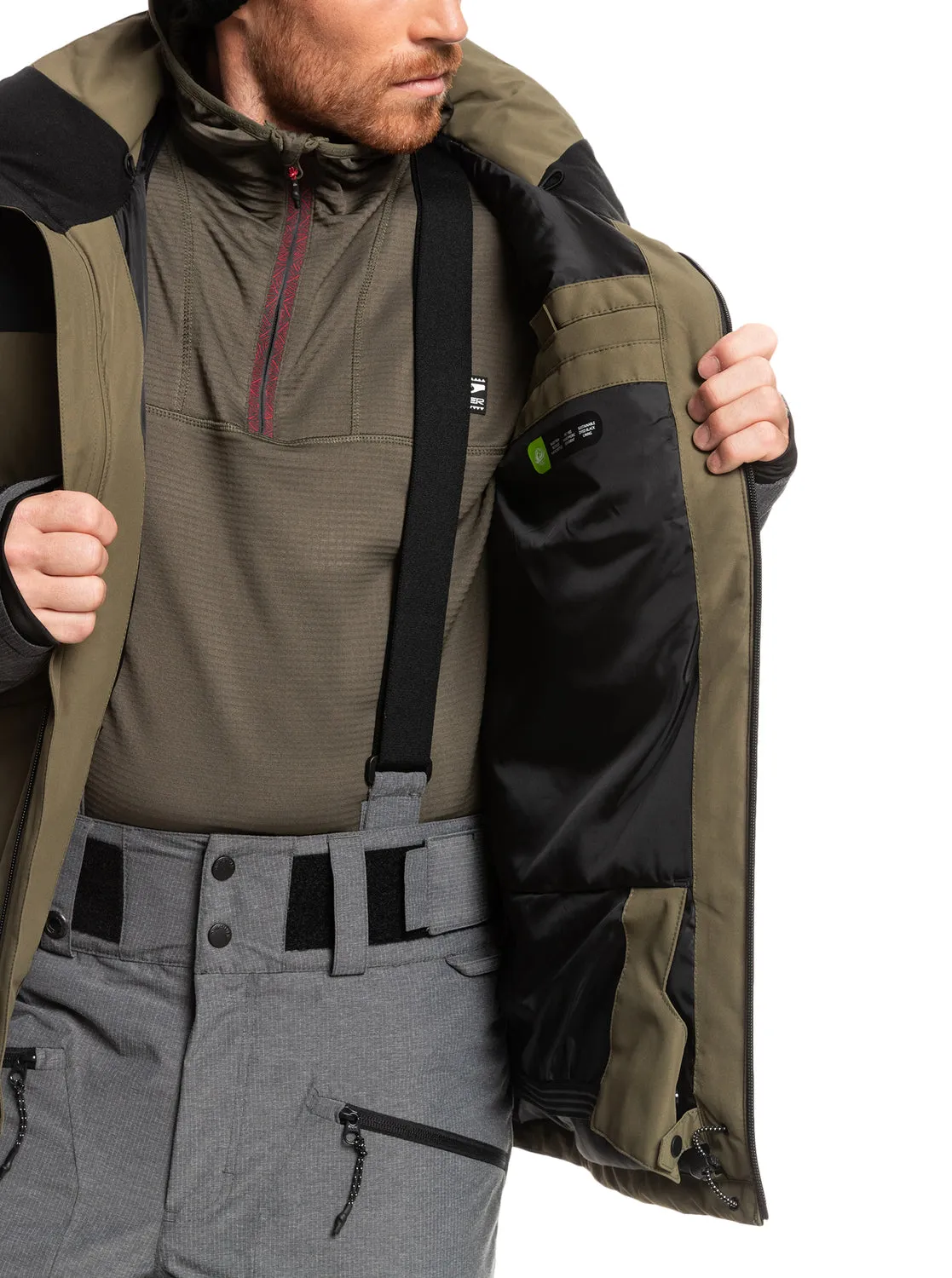 Quiksilver Mens Mission Plus Insulated Snow Jacket