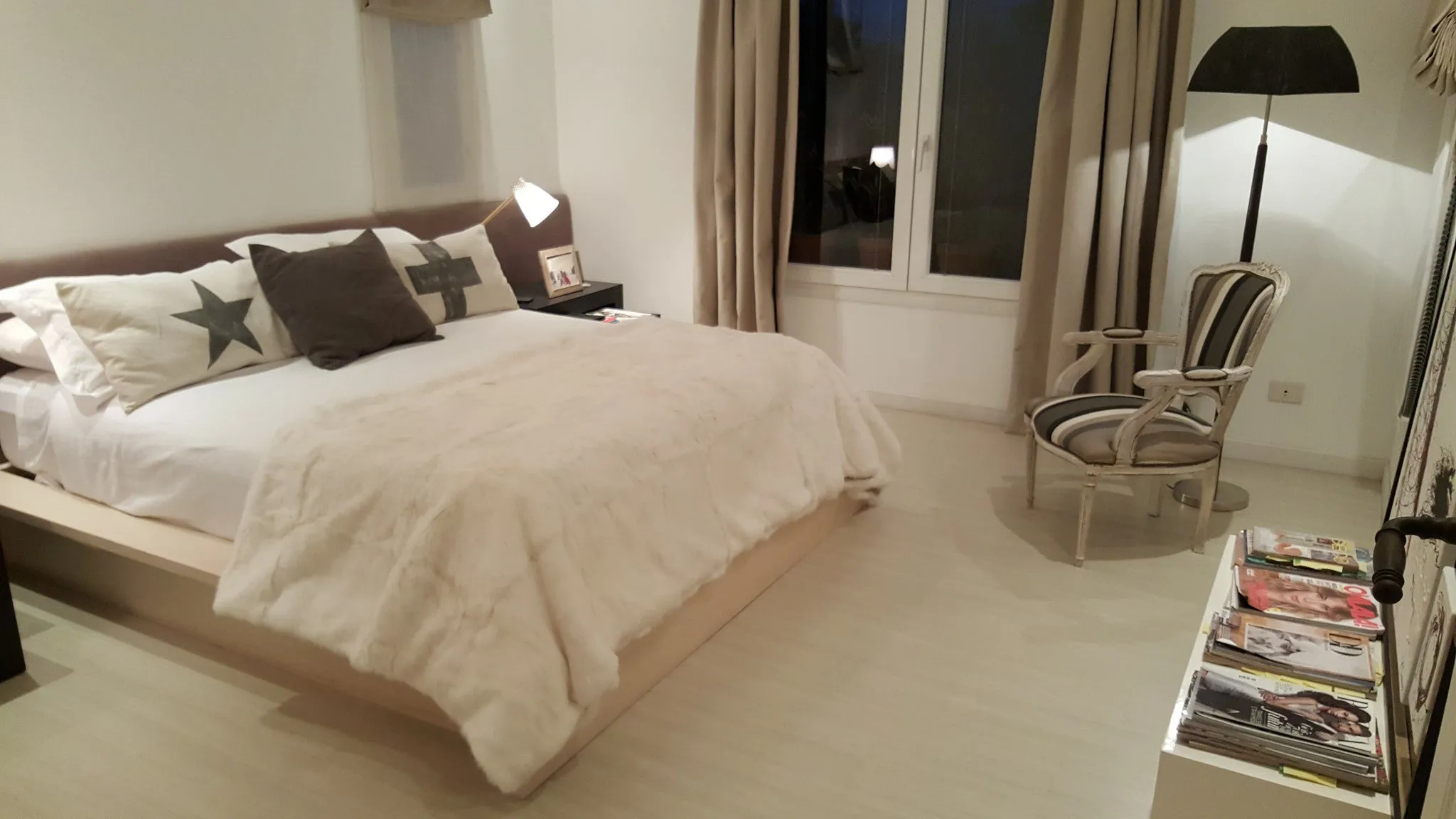 Rabbit Fur Blanket - Natural Ivory