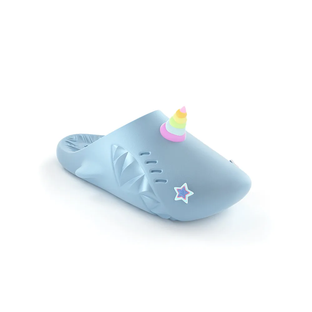 Sharkicks Pro Mule - Unicorn, Blue Star Eyes