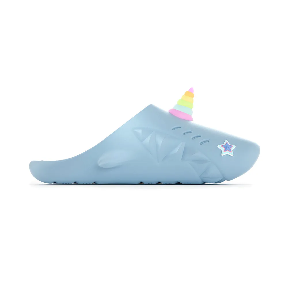 Sharkicks Pro Mule - Unicorn, Blue Star Eyes