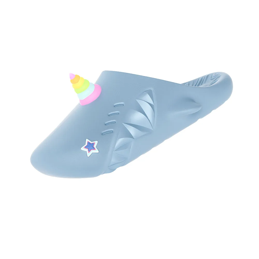 Sharkicks Pro Mule - Unicorn, Blue Star Eyes