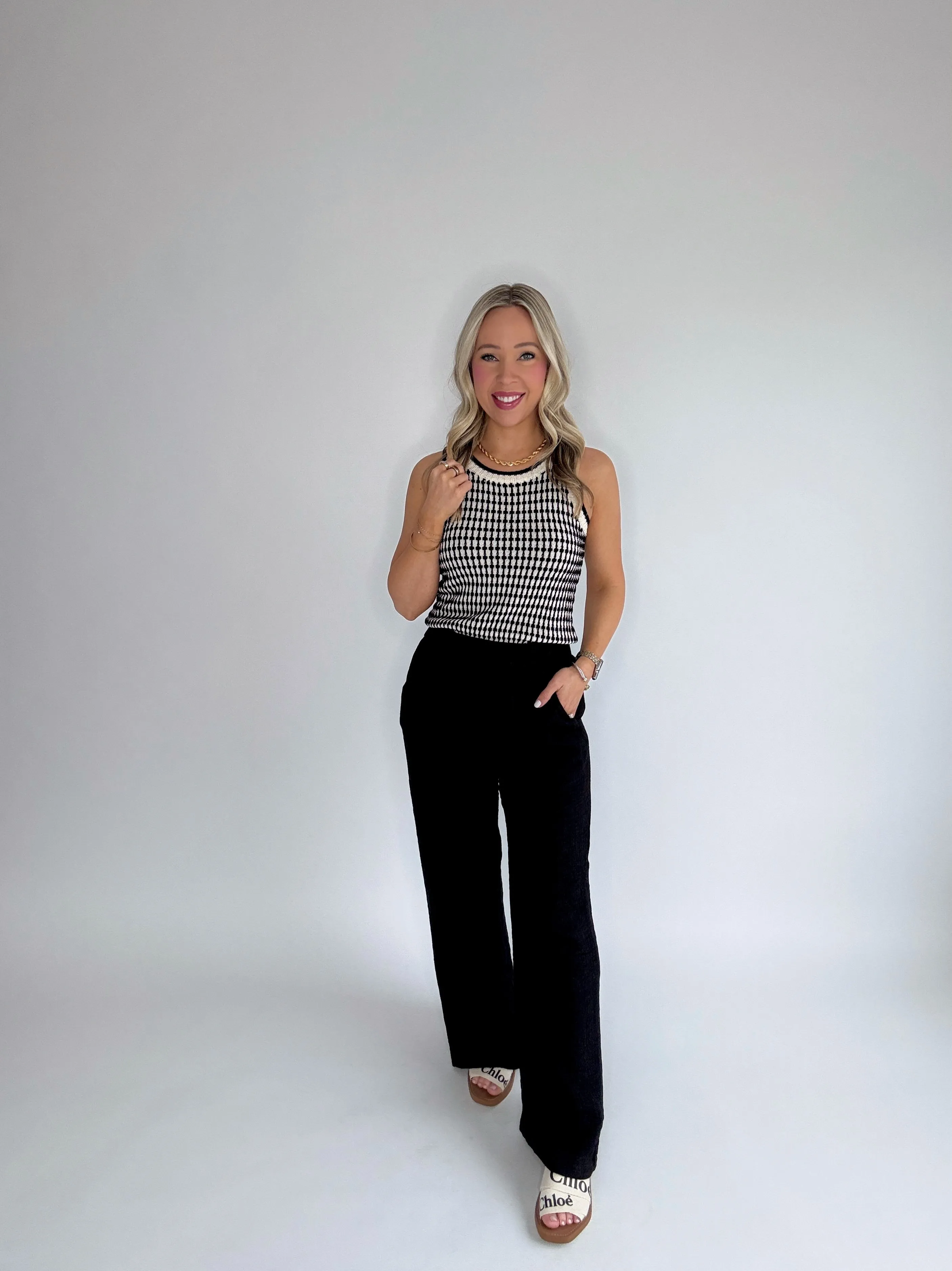 Shoreline Chic Knit Tank
