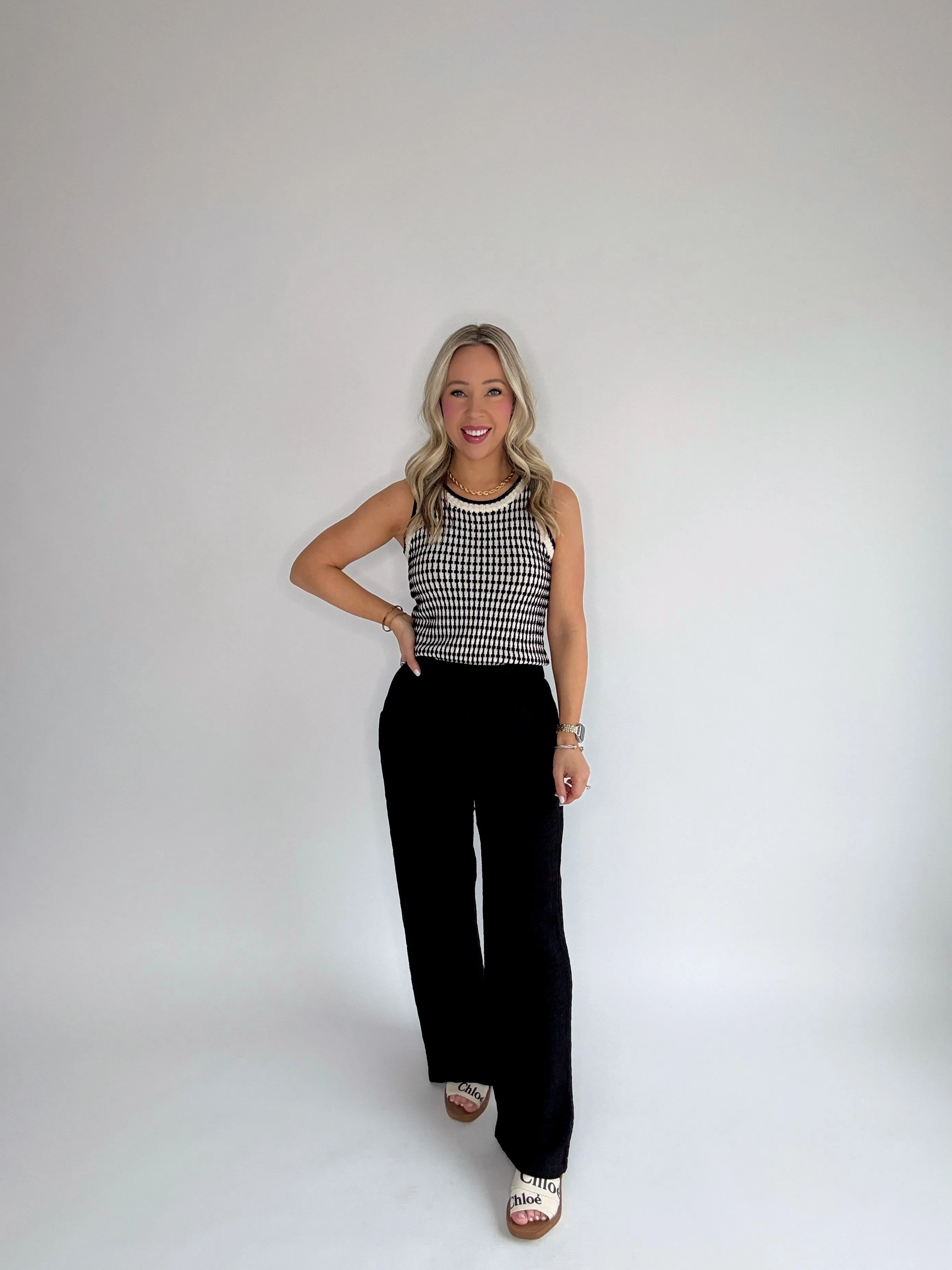 Shoreline Chic Knit Tank