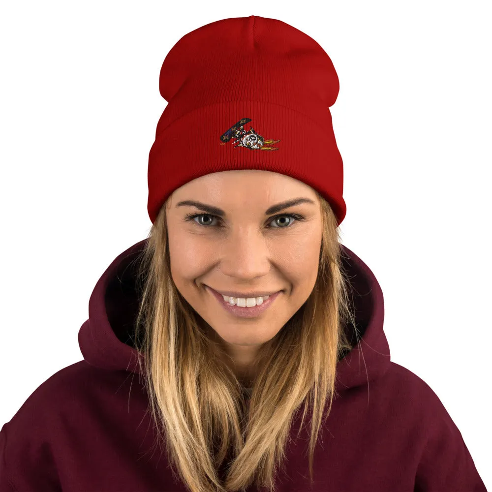 SnoBunny aerial flip beanie