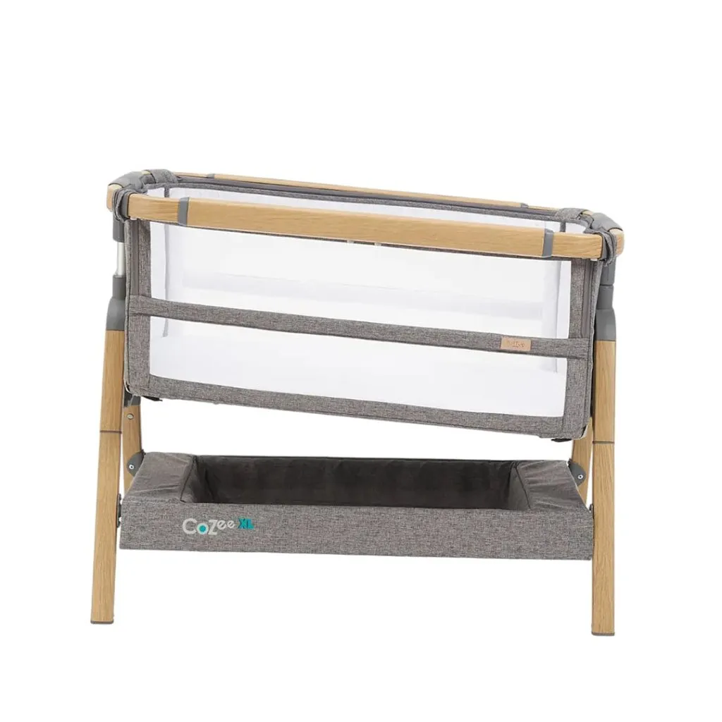 TUTTI BAMBINI CoZee XL - Complete Birth to 4  Years Package - Oak/Charcoal