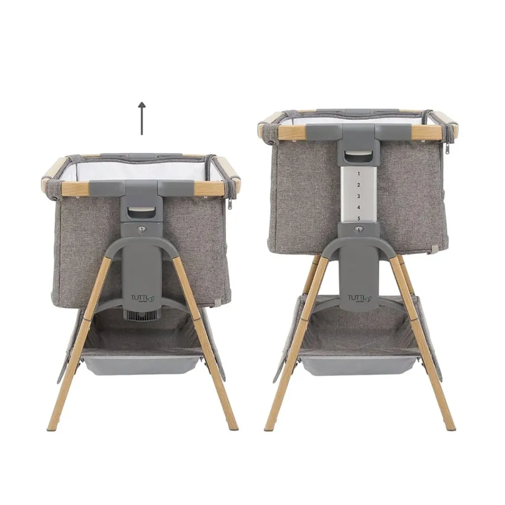 TUTTI BAMBINI CoZee XL - Complete Birth to 4  Years Package - Oak/Charcoal