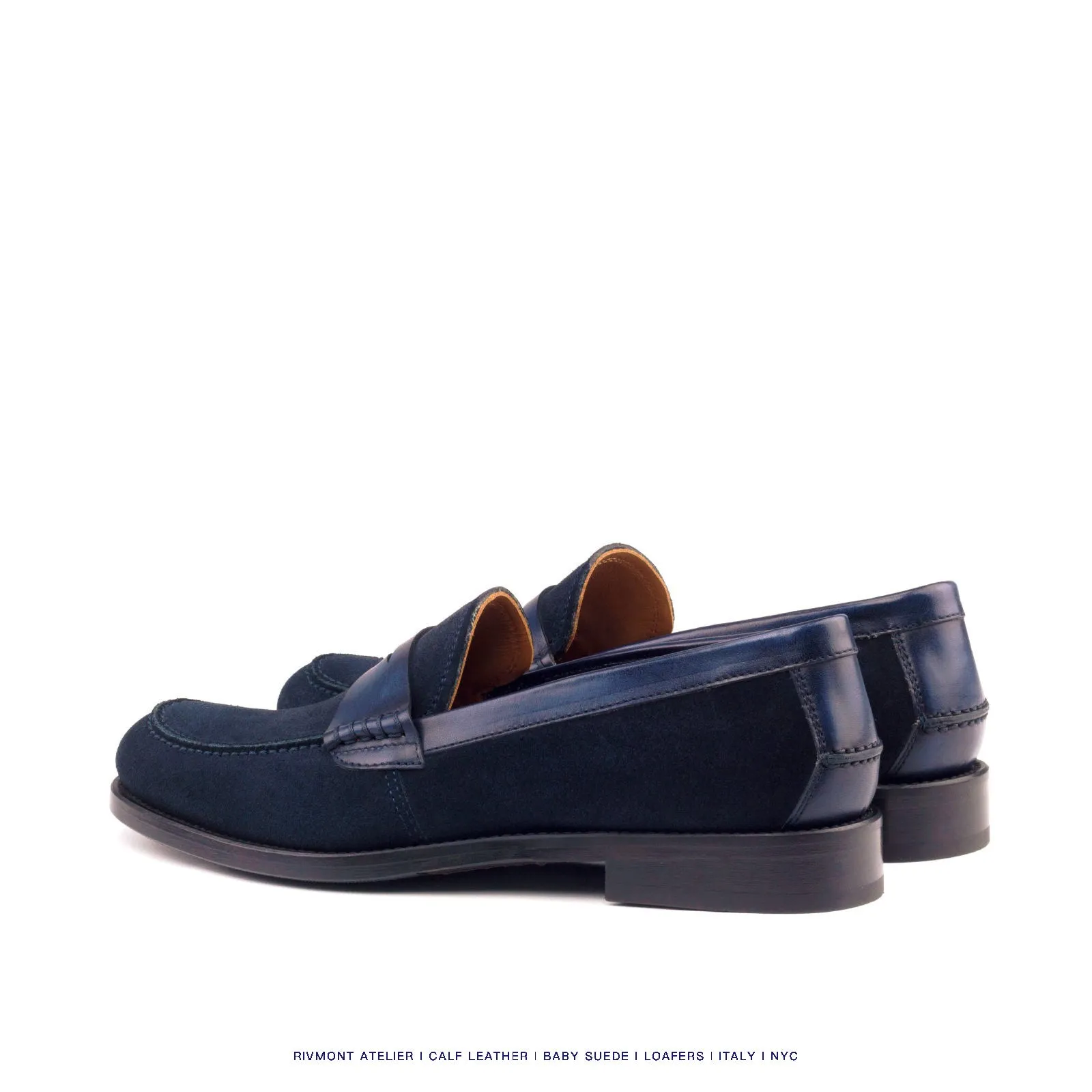 Women’s Luxury Navy Loafers
